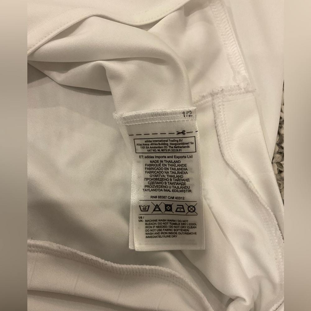 Adidas White climacool performance training top V… - image 4